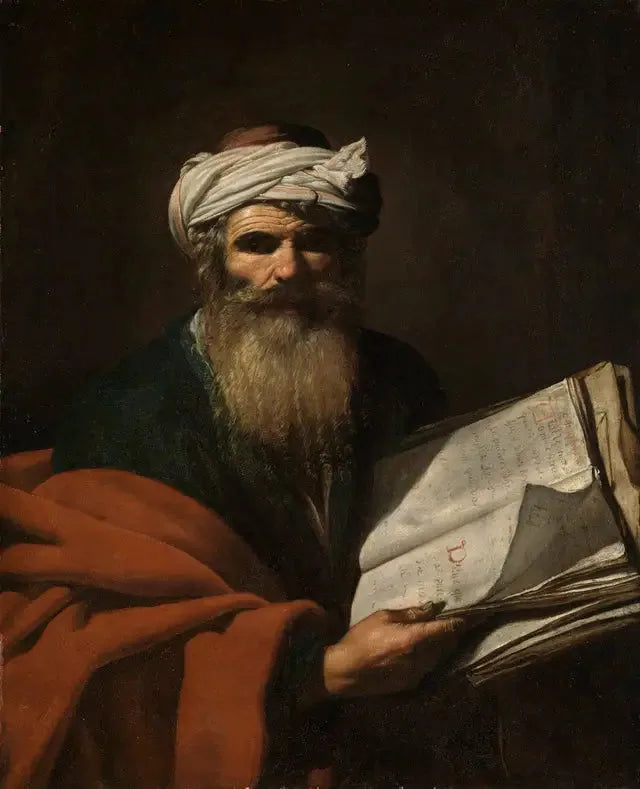 Prophète avec un livre - Le Caravage