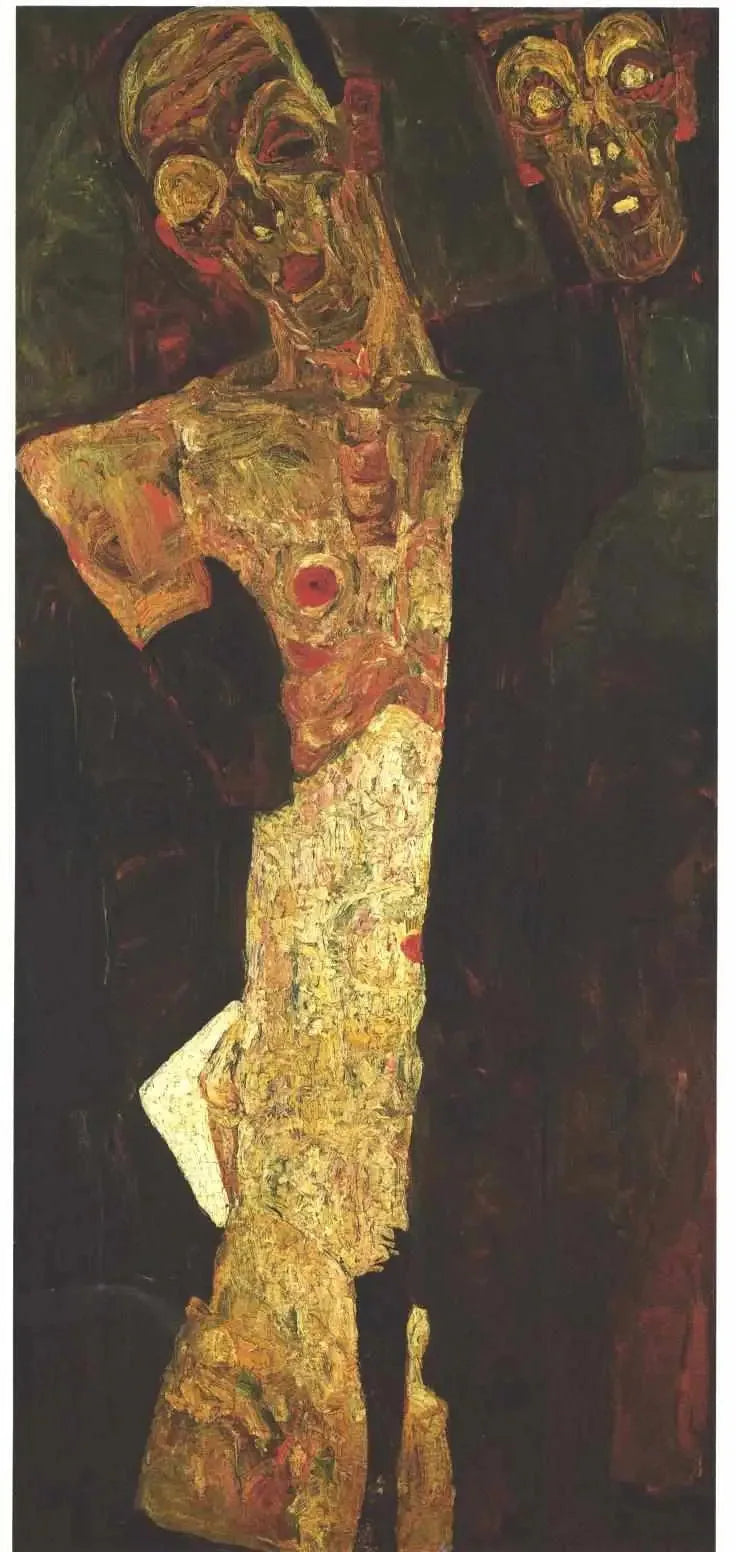Prophètes (Double Autoportrait) - Egon Schiele