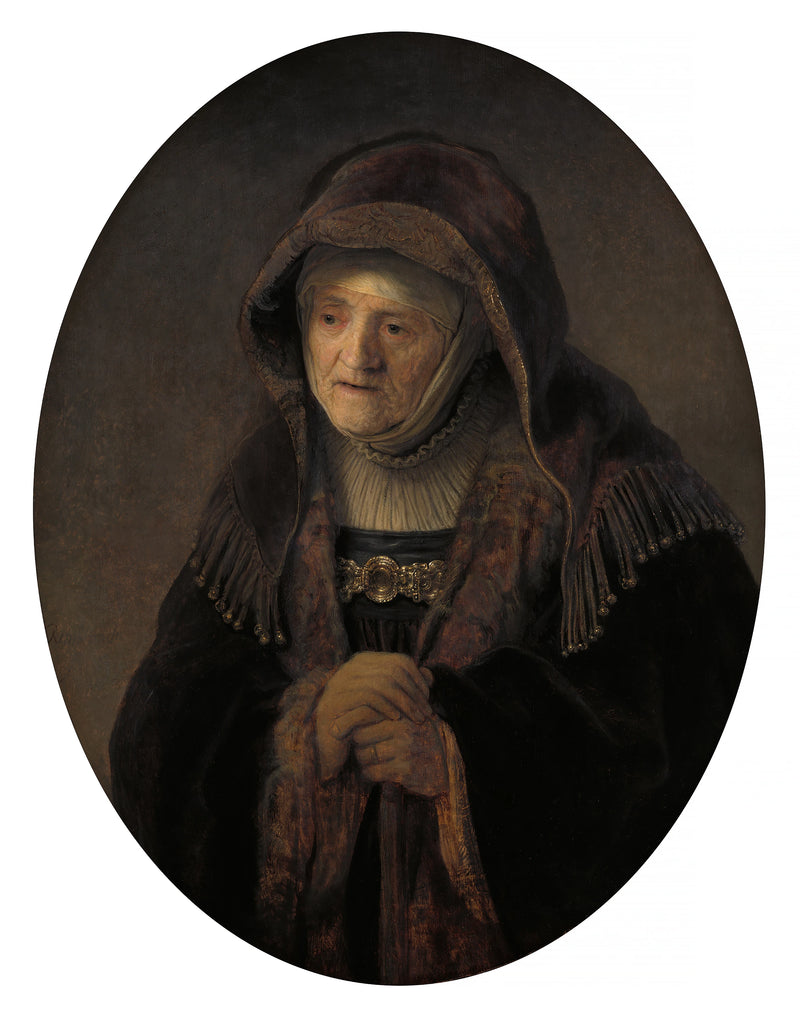 La Prophétesse Anne – Rembrandt avec reprises d’atelier