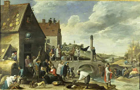 Proverbes flamands - David Teniers le Jeune