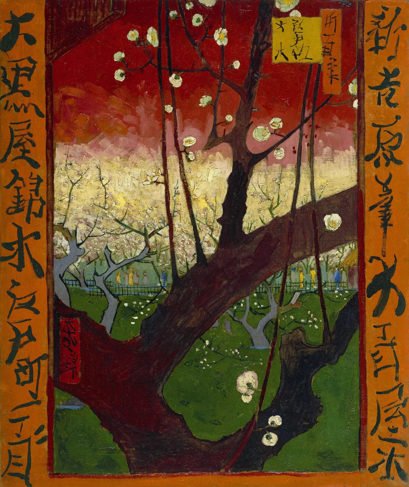 Prunier en fleurs, d'après Hiroshige - Vincent van Gogh