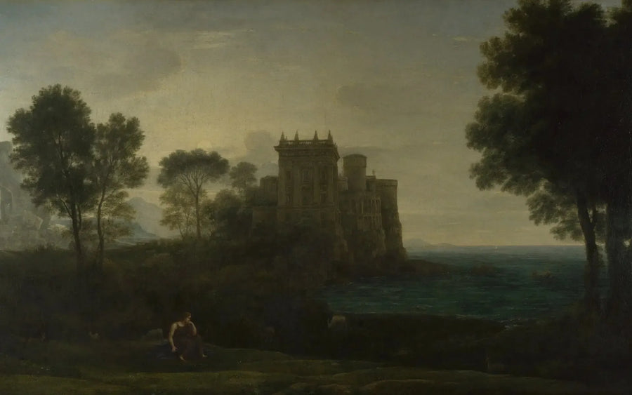 Psyché devant le palais de l'Amour - Claude Lorrain