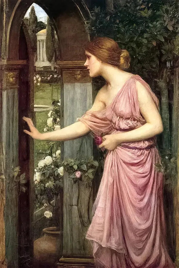 Psyché entrant dans le jardin de Cupidon - John William Waterhouse