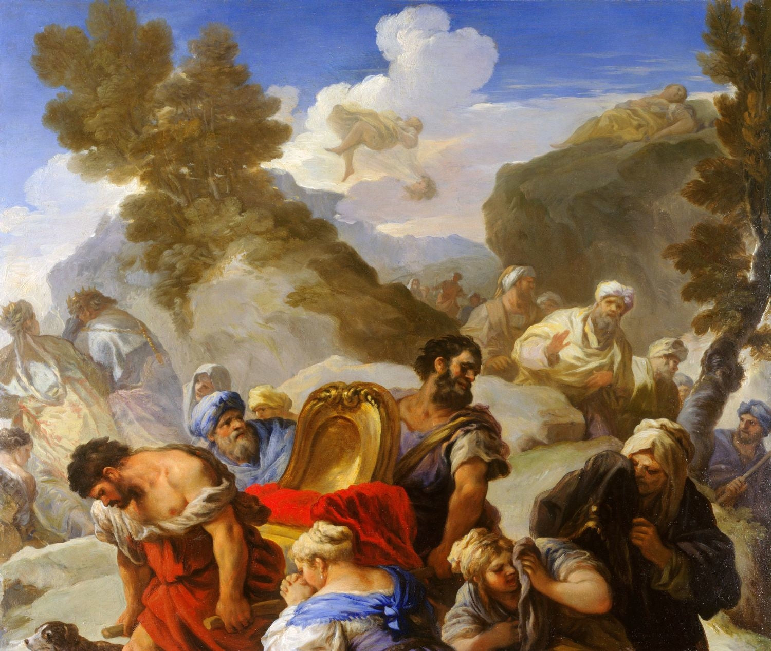 Psyché exposée sur un rocher - Luca Giordano