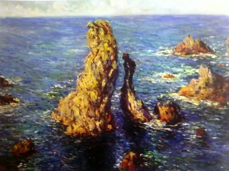 Les Pyramides de Port-Coton W1085 – Claude Monet