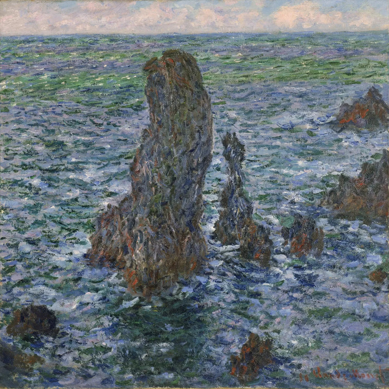 Les Pyramides de Port-Coton W1087 – Claude Monet