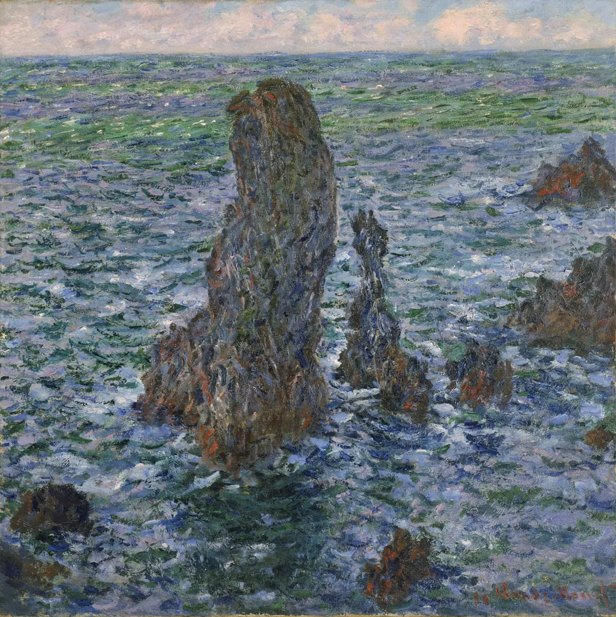 Les Pyramides de Port-Coton W1087 – Claude Monet