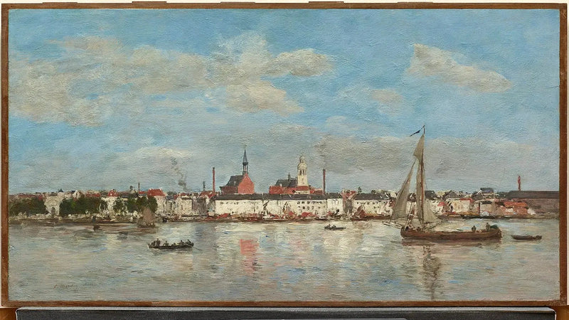 Quai à Anvers - Eugène Boudin