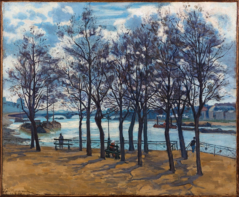 Quai de la Rapée - Armand Guillaumin image 1 copie de tableau peinte à la main