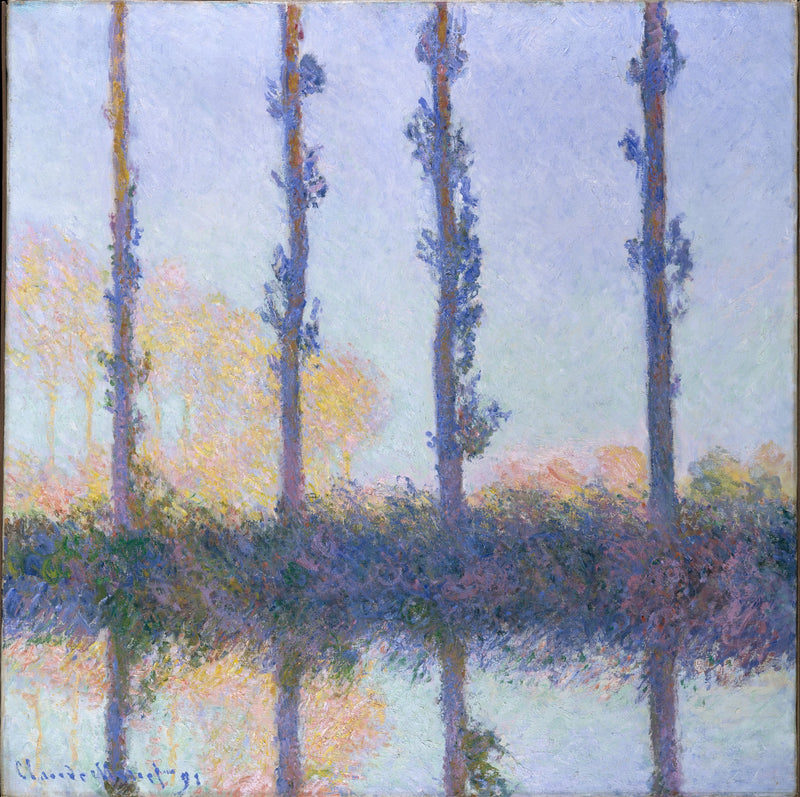 Les Quatre Arbres W1309 – Claude Monet