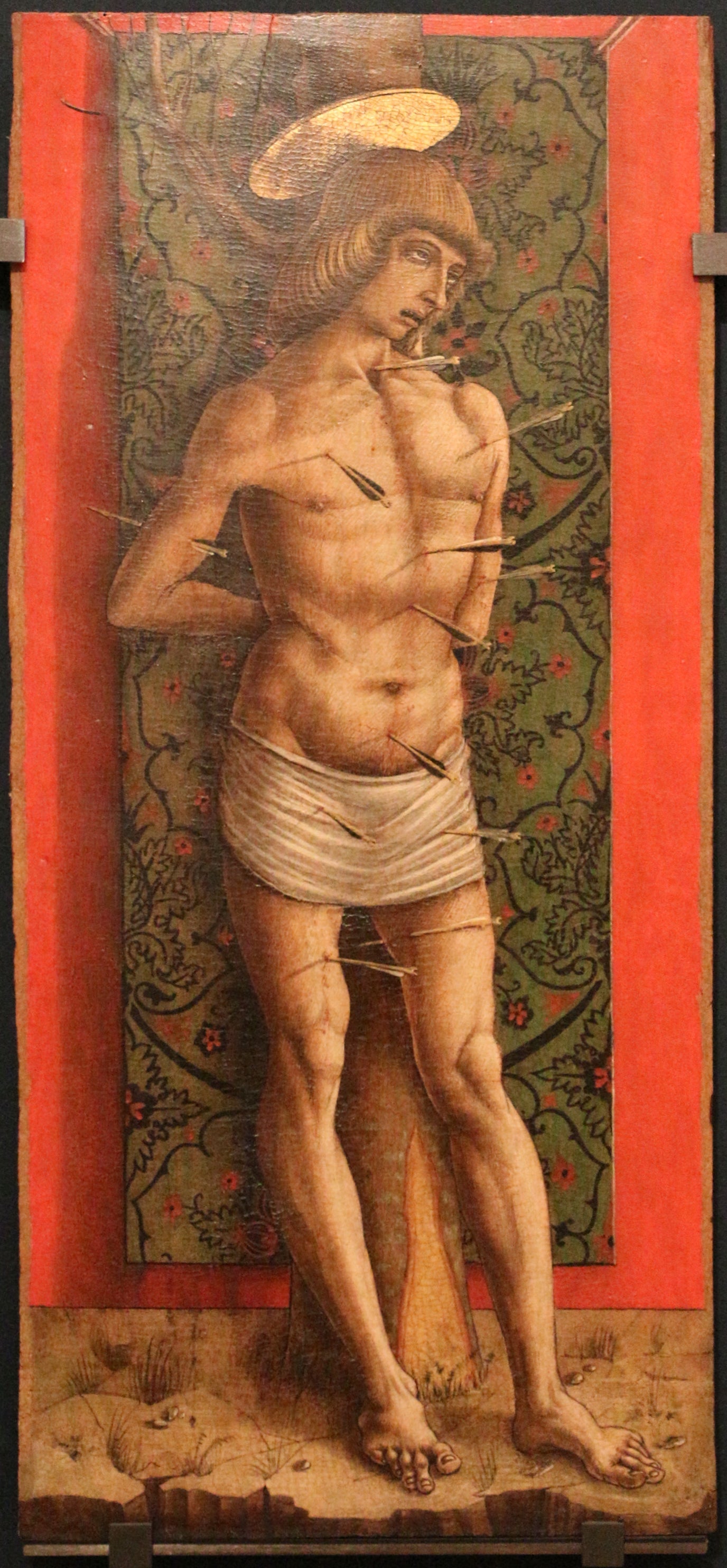 Quatre saints et bienheureux : Saint Sébastien - Carlo Crivelli