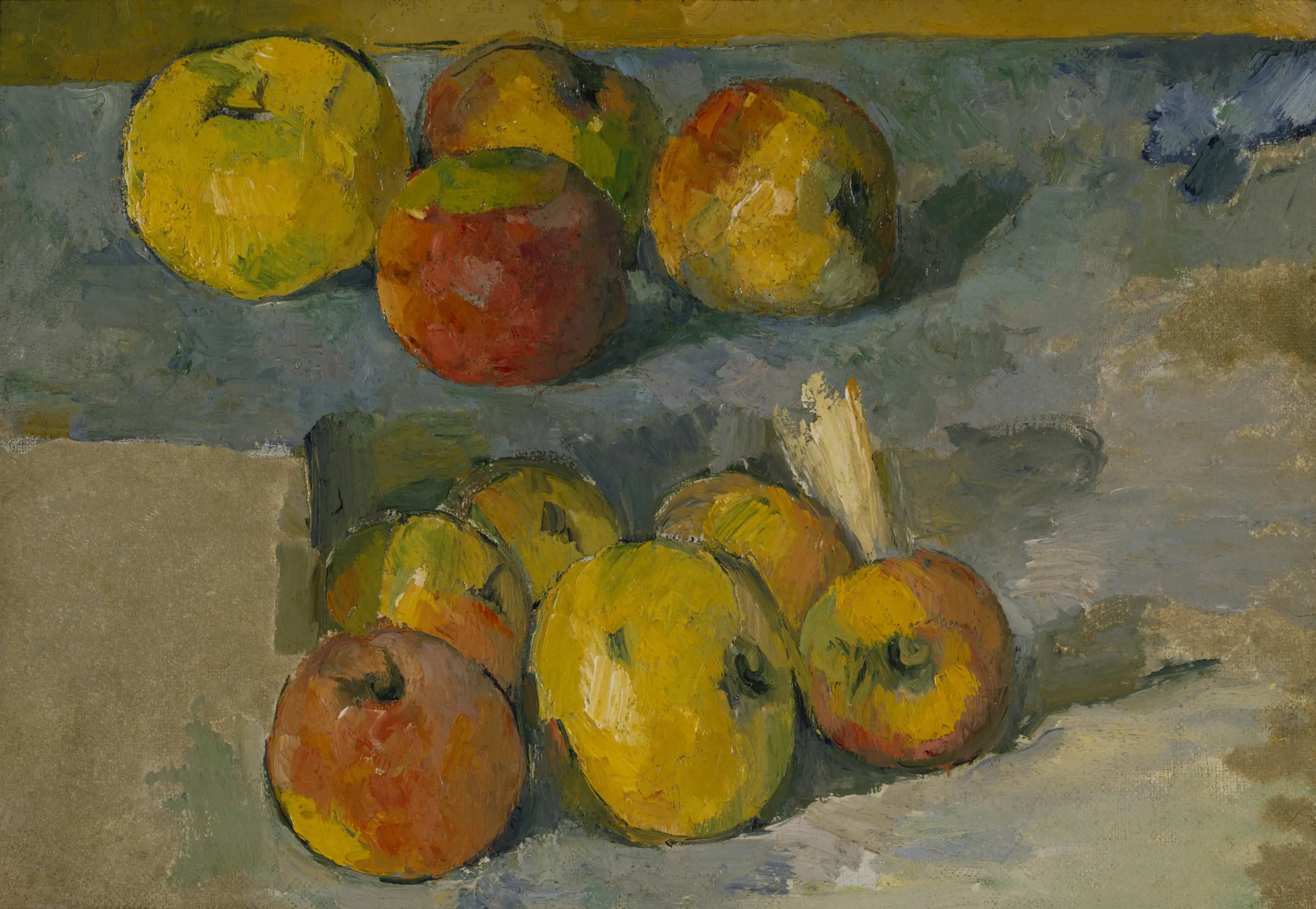 Reproduction du tableau « Quelques pommes - Paul Cézanne » par Alpha Reproduction en peinture à l’huile