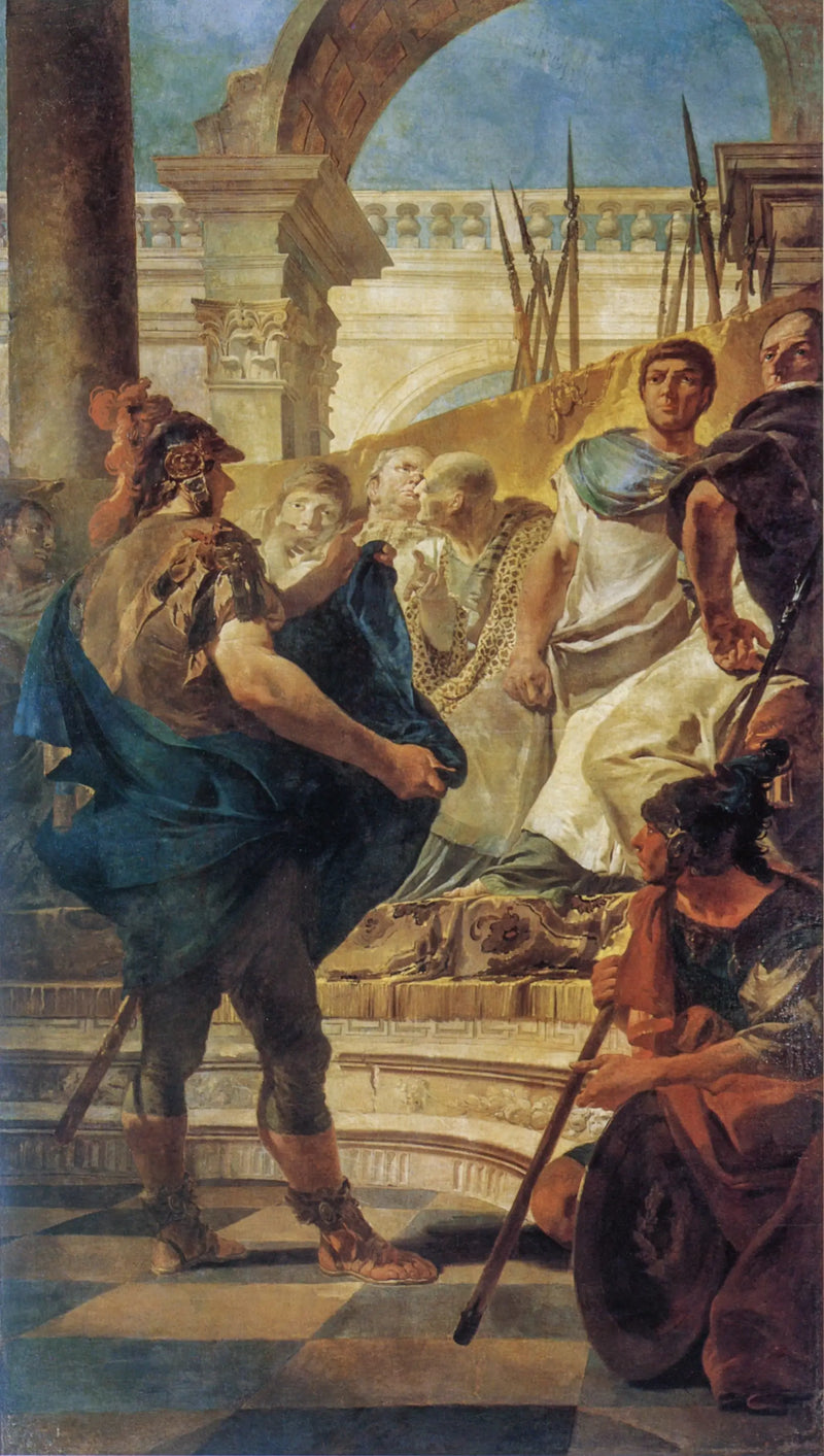 Quintus Fabius Maximus devant le Sénat de Carthage - Giovanni Battista Tiepolo