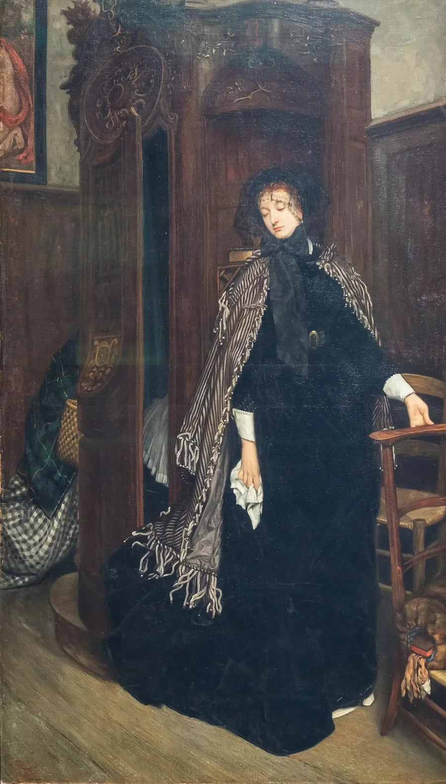 Quitter le confessionnal (à l'église) - James Tissot