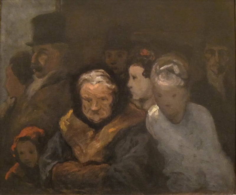 Quitter le théâtre - Honoré Daumier