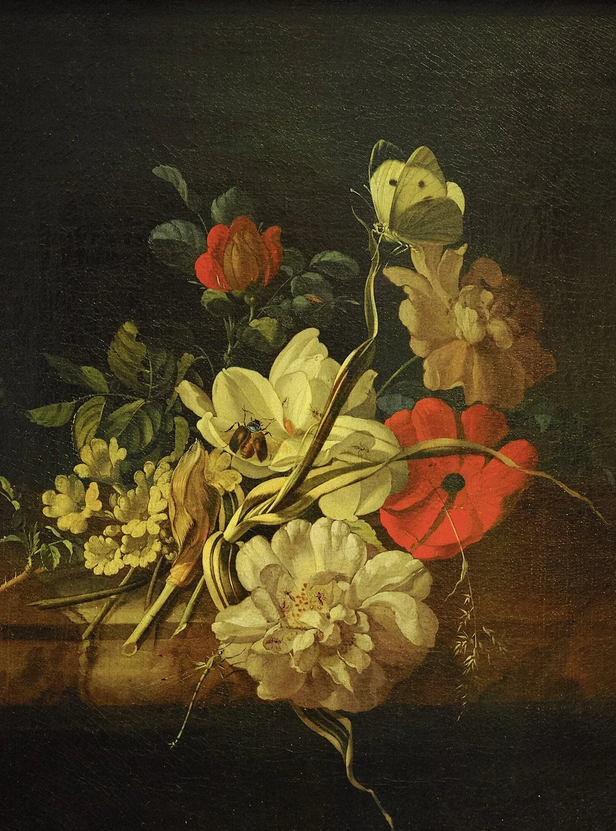 Bouquet de fleurs — Hambourg, peinture de Rachel Ruysch