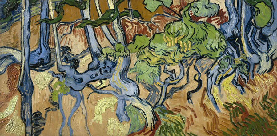 Racines d'arbres - Vincent van Gogh