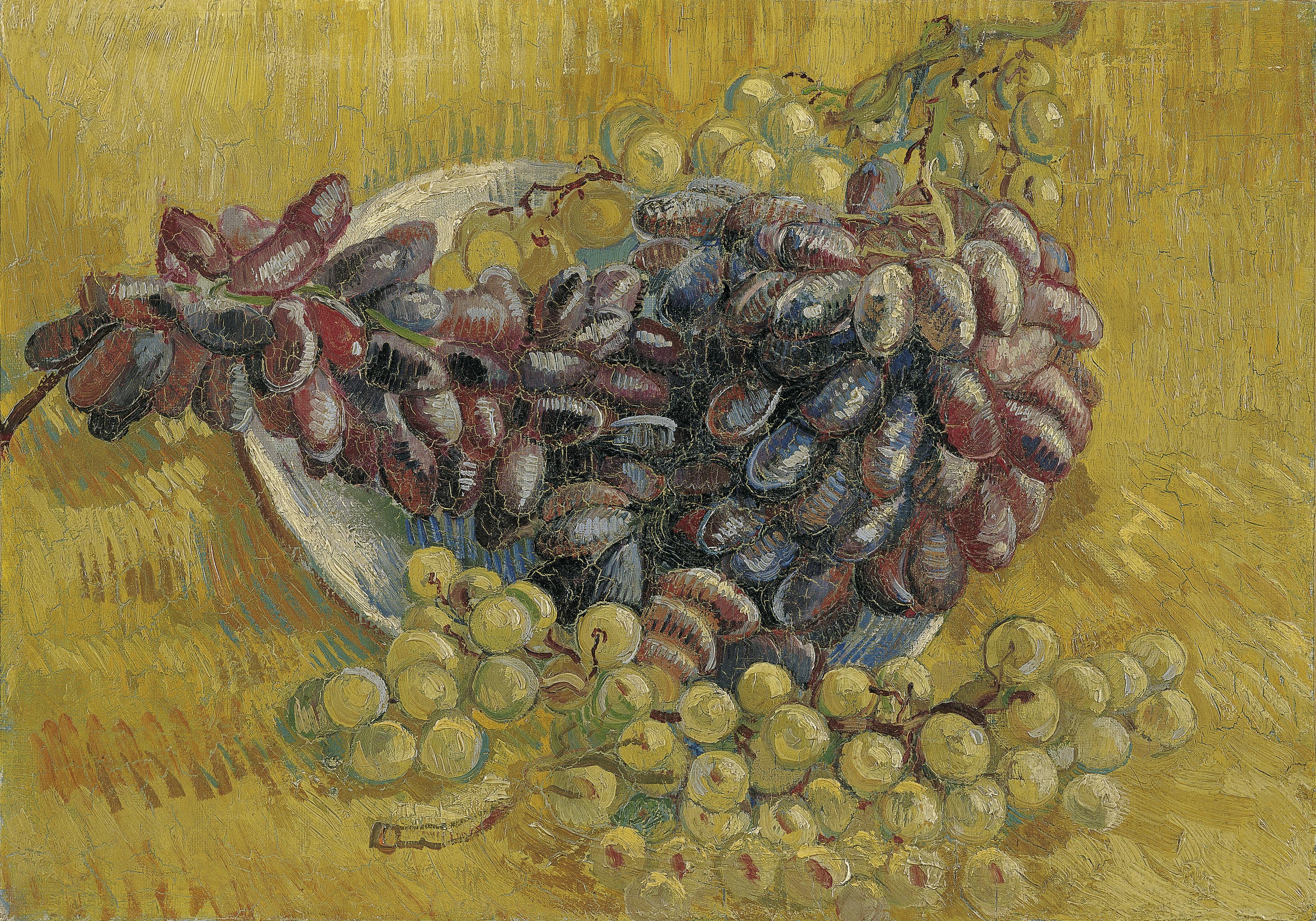 Reproduction du tableau « Raisins - Vincent van Gogh » par Alpha Reproduction en peinture à l’huile