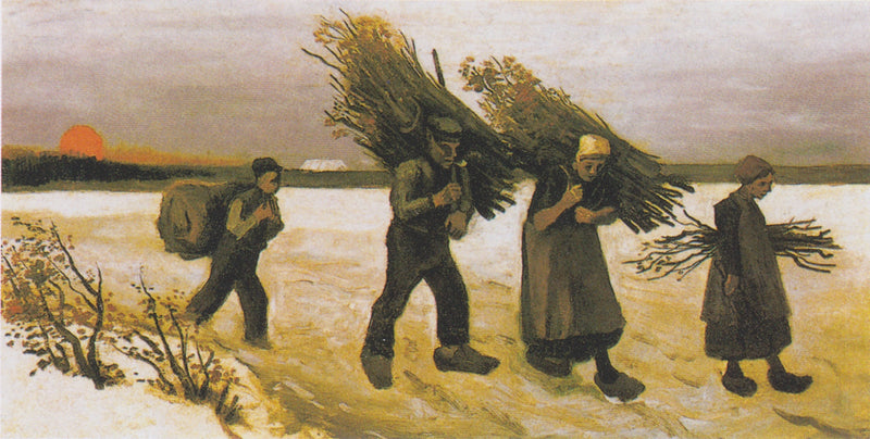 Ramasseurs de bois dans la neige, F43 – Vincent van Gogh