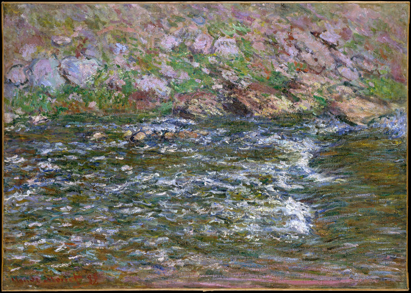 Rapides sur la Petite Creuse à Fresselines W1239 – Claude Monet