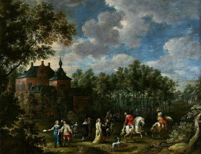 Rassemblement dans un parc - David Teniers le Jeune