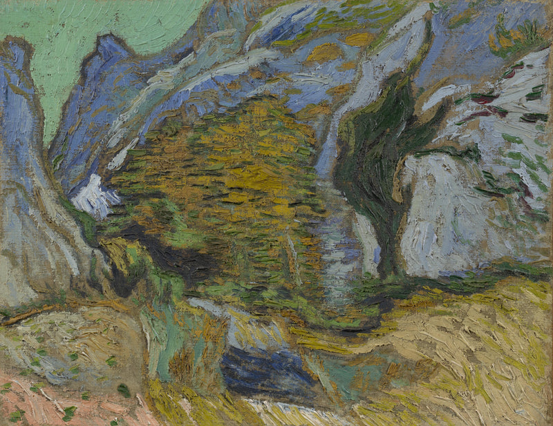 Ravin avec un petit ruisseau, F645 – Vincent van Gogh