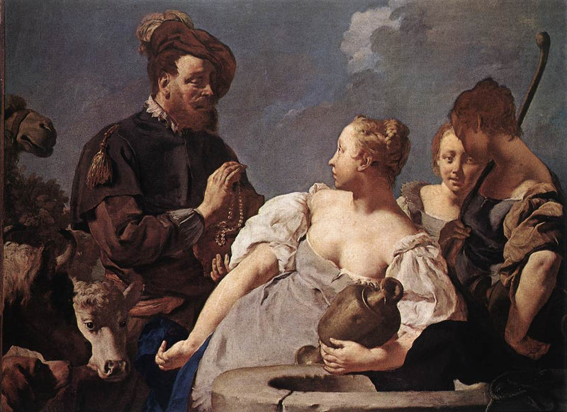 Rébecca au puits - Giovanni Battista Piazzetta