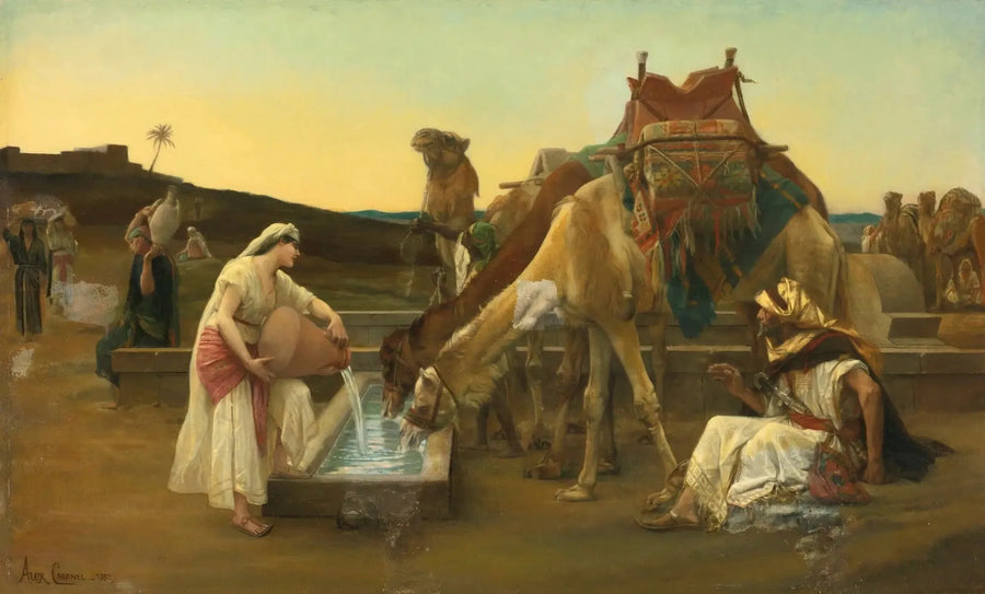 Rébecca et Éliézer - Alexandre Cabanel