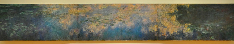 Reflets de nuages sur l'étang aux nénuphars - Claude Monet