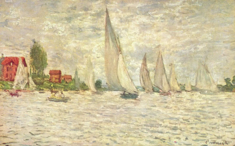 Régate à Argenteuil - Claude Monet
