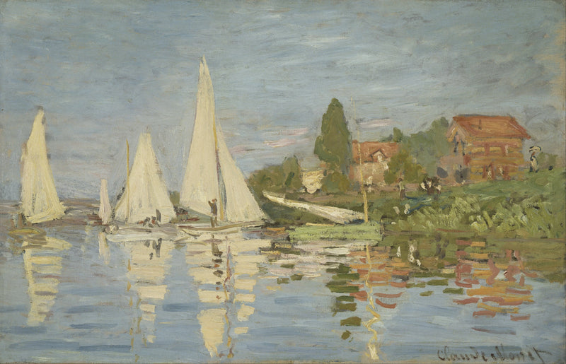 Régates à Argenteuil W233 – Claude Monet