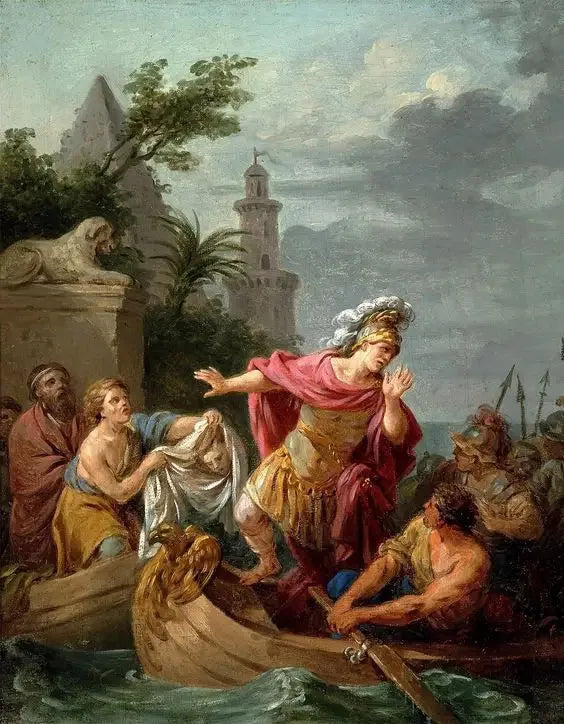 Regret de César sur la mort de Pompée - Louis Jean François Lagrenée