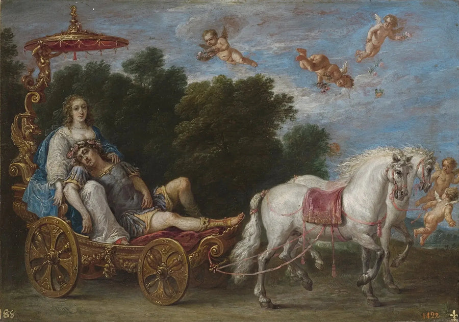 Reinaldo Carried to the Lucky Isles in His Dream - David Teniers le Jeune