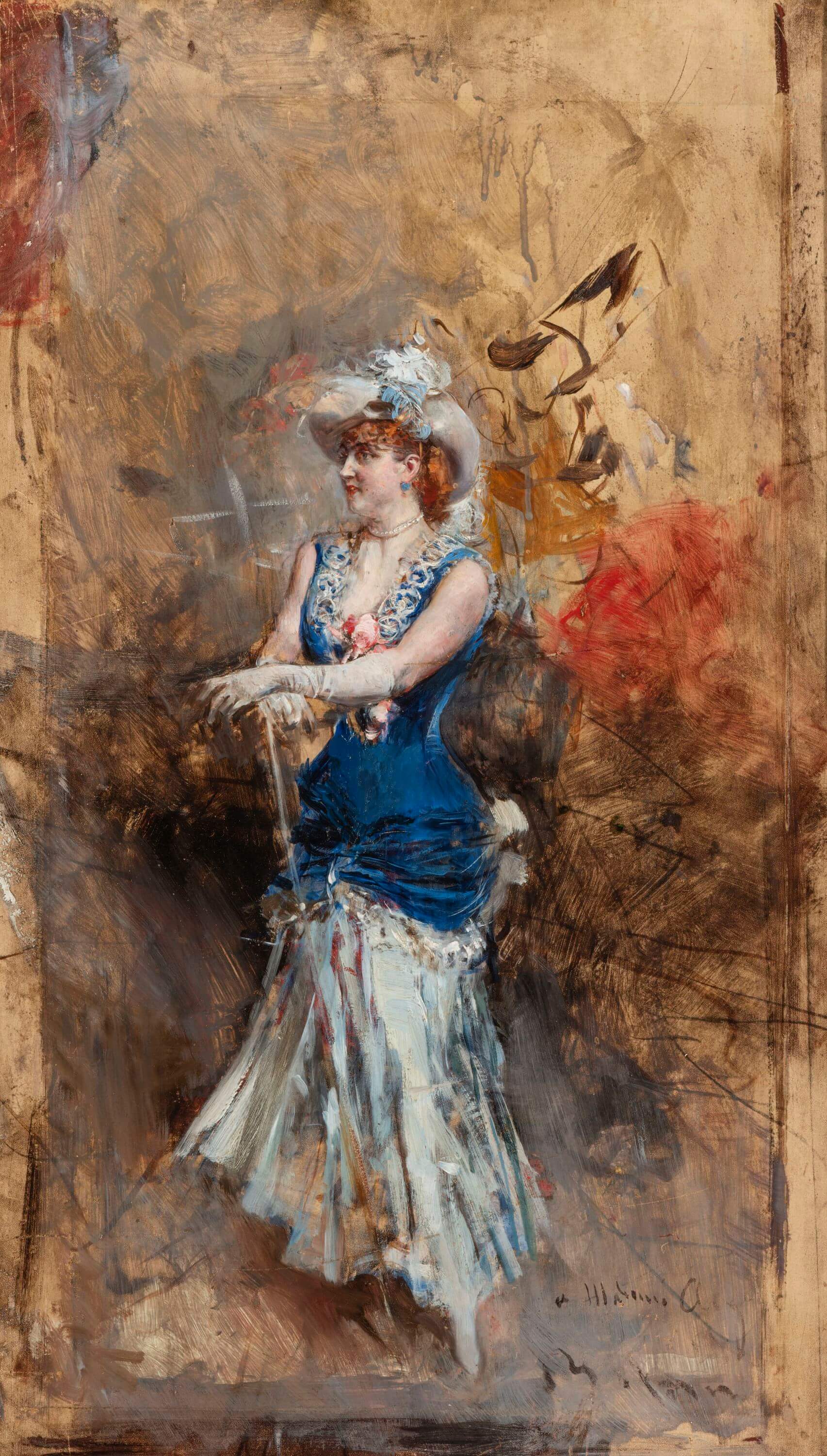 Rejane sur scène - Giovanni Boldini