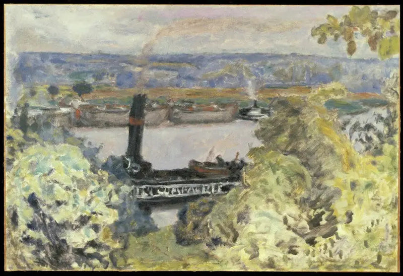 Remorqueur sur la Seine - Pierre Bonnard