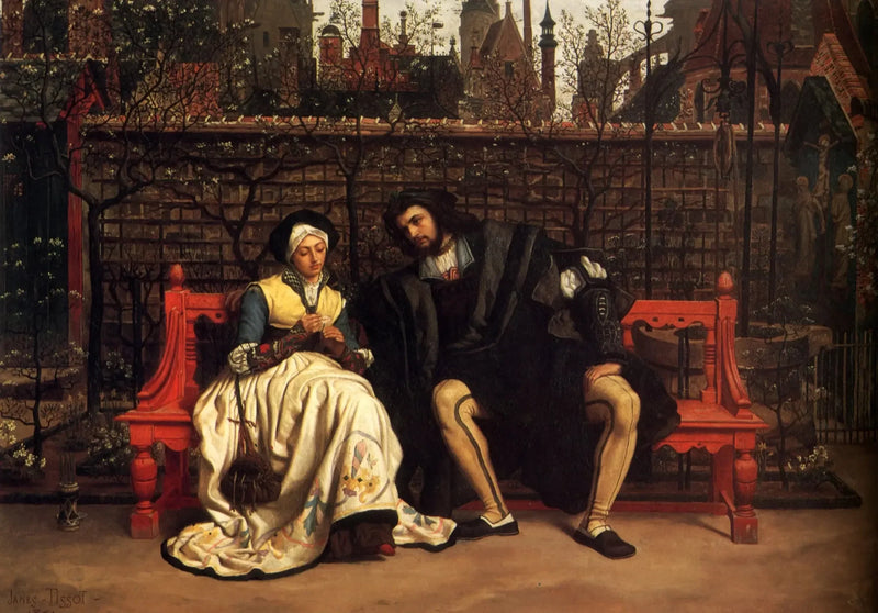 Rencontre de Faust et de Marguerite - James Tissot