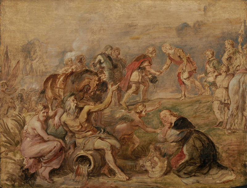 Rencontre du roi Ferdinand de Hongrie et du cardinal-infant Ferdinand d'Espagne à Nördlingen - Peter Paul Rubens