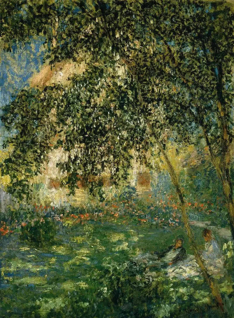 Le Repos dans le jardin, Argenteuil W408 – Claude Monet