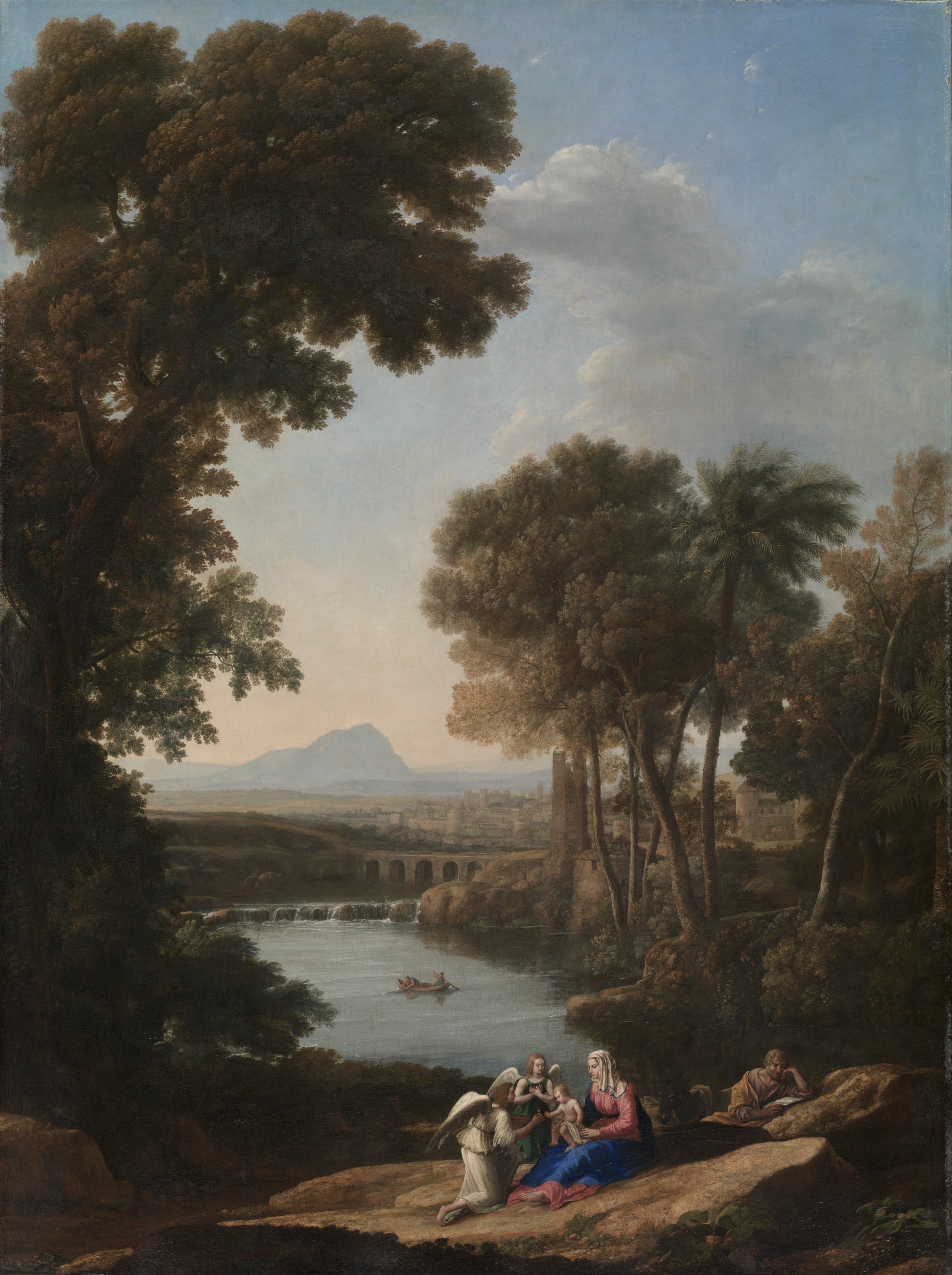 Repos pendant la fuite en Égypte - Claude Lorrain