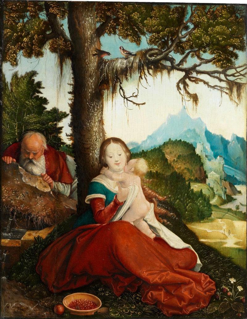 Reposez-vous pendant le vol vers l'Égypte - Hans Baldung Grien