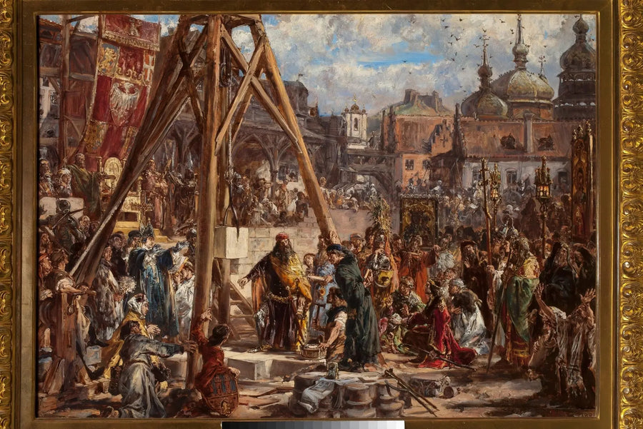 Reprise de la Russie. Richesse et éducation, 1366 apr. J.-C., série « Histoire de la civilisation en Pologne » - Jan Matejko