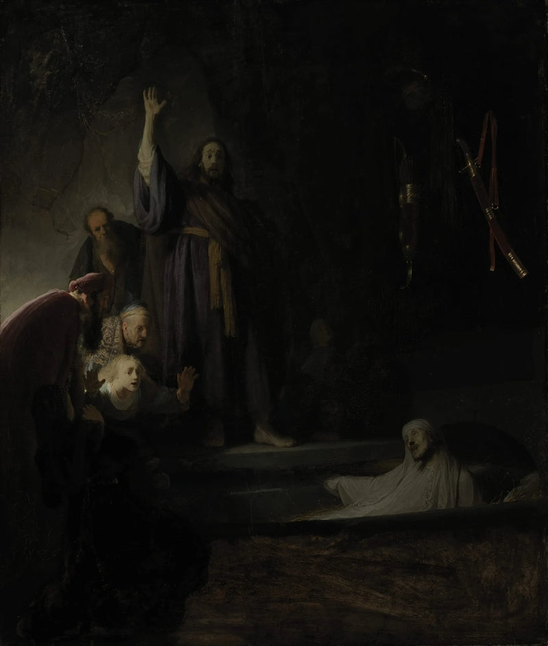 La Résurrection de Lazare – Rembrandt, vers 1630–1632