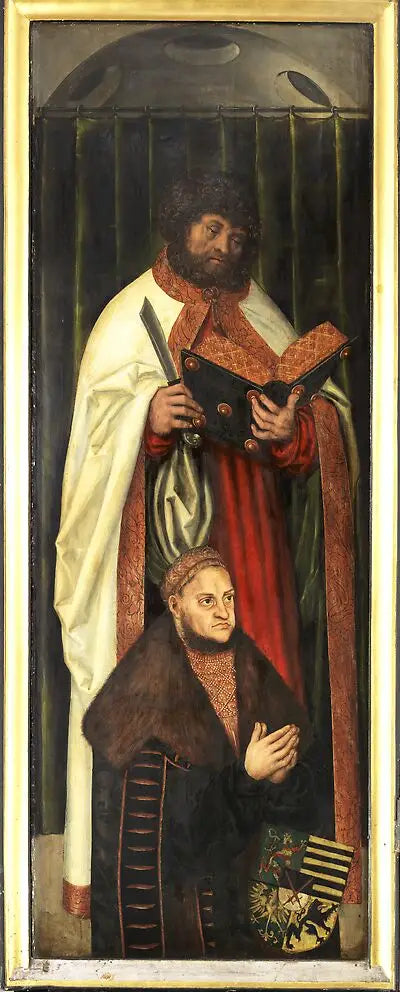 Retable de l’église Sainte-Catherine de Zwickau [aile gauche] - Lucas Cranach the Elder - Alpha Reproduction