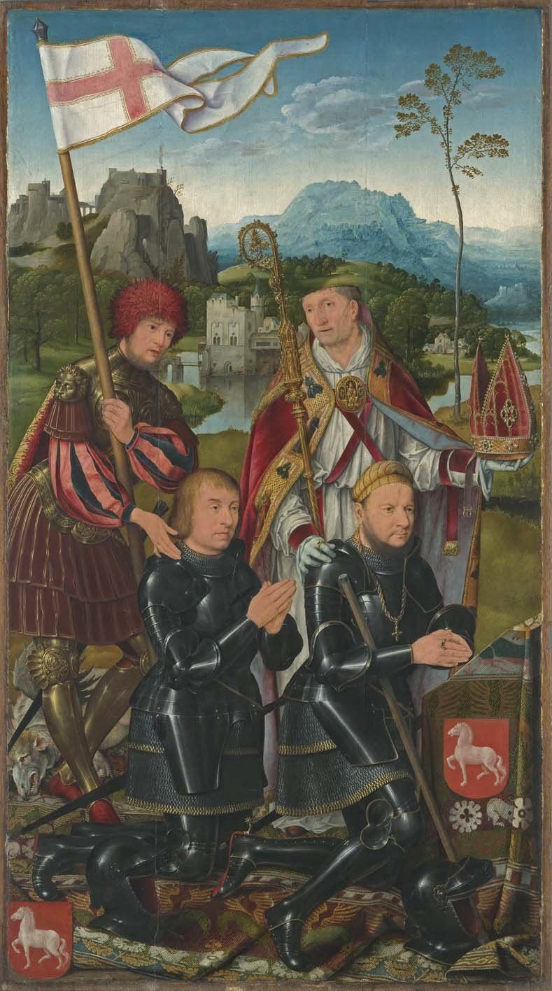 Retable de Marientod - volet gauche - Joos van Cleve