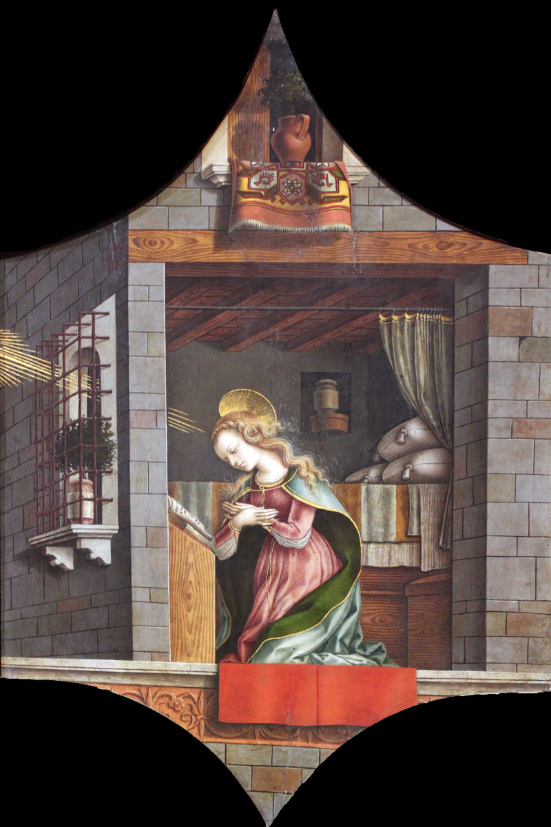 Retable de San Domenico : La Vierge Annonciatrice - Carlo Crivelli