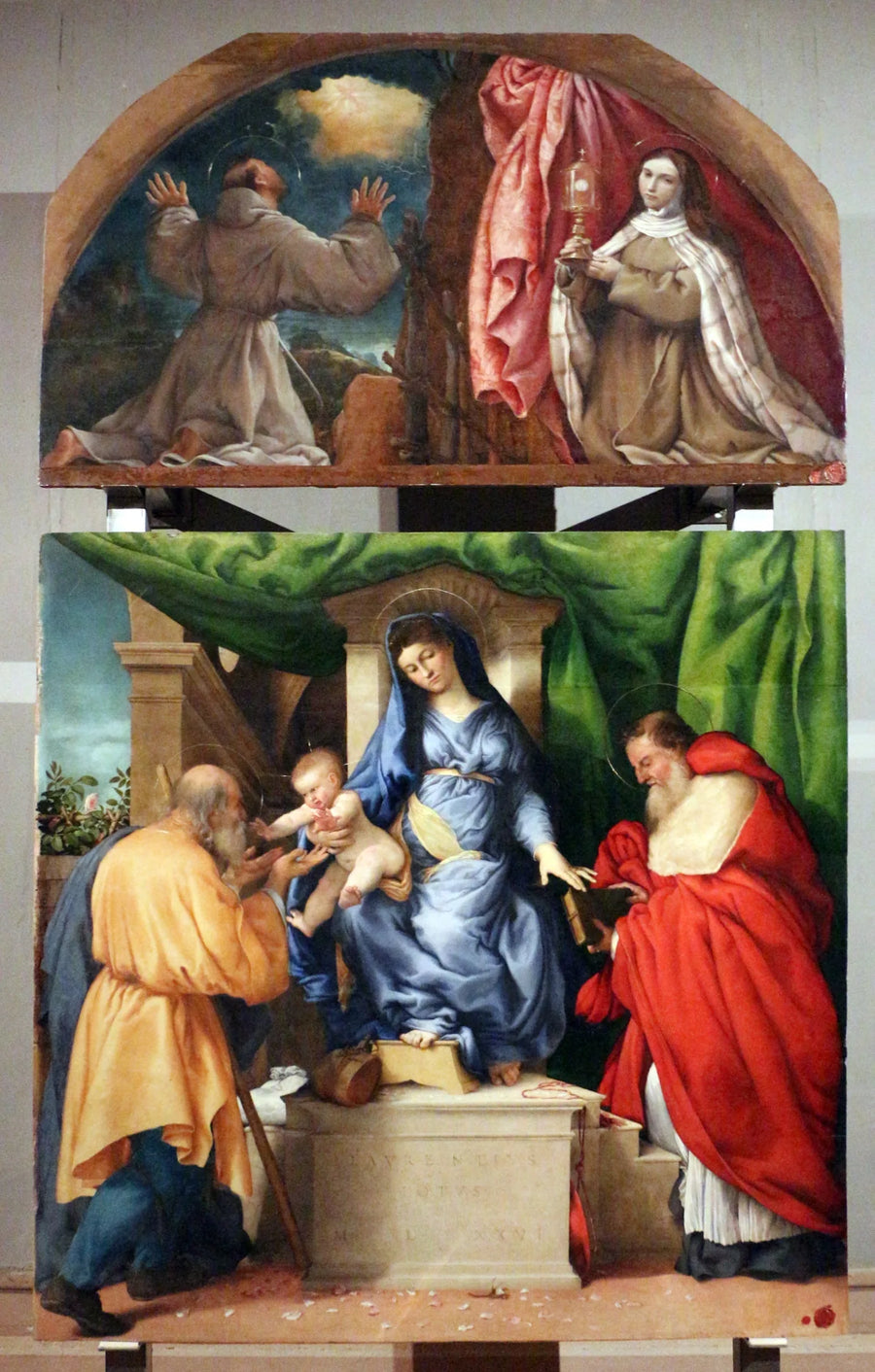 Retable de San Francesco al Monte - Lorenzo Lotto