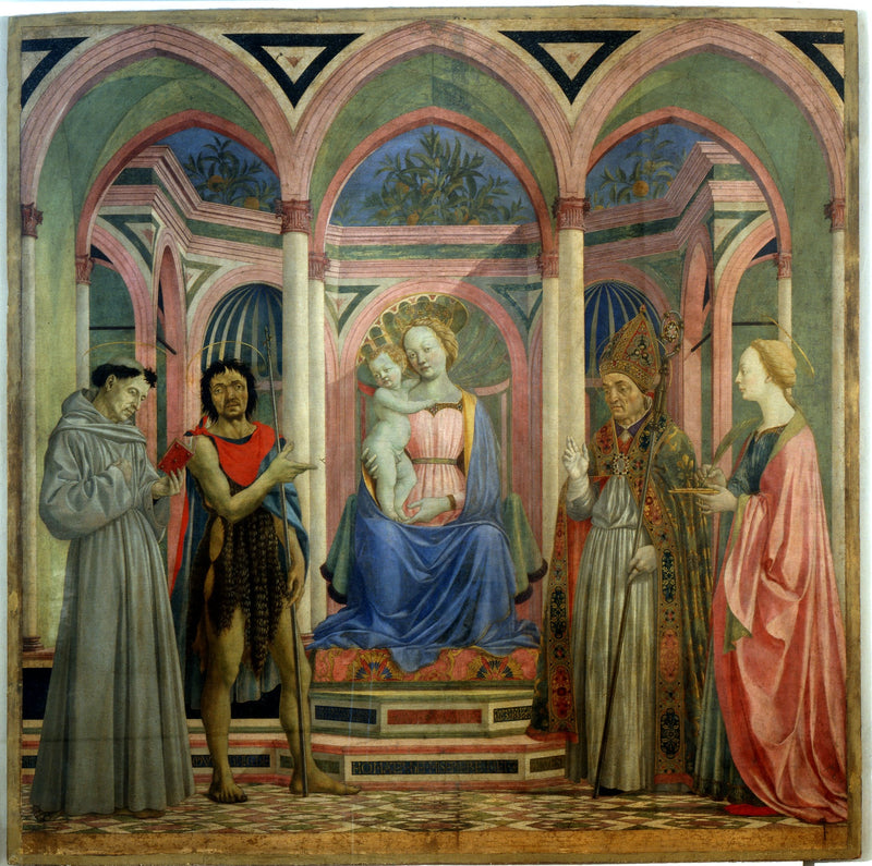 Retable de Santa Lucia dei Magnoli - Domenico Veneziano