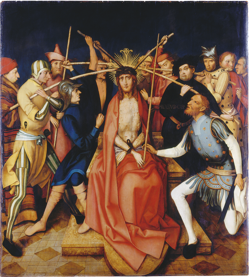 Retable dominicain de Francfort : Christ couronné d'épines - Hans Holbein the Elder