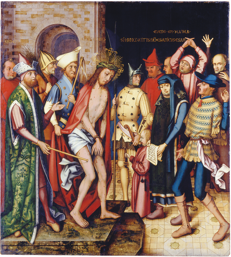 Retable dominicain de Francfort : Ecce Homo - Hans Holbein the Elder