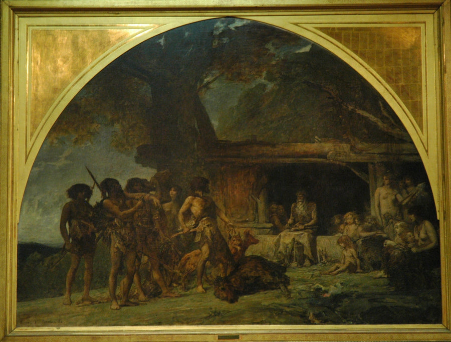 Retour d'une chasse à l'ours - Fernand Cormon